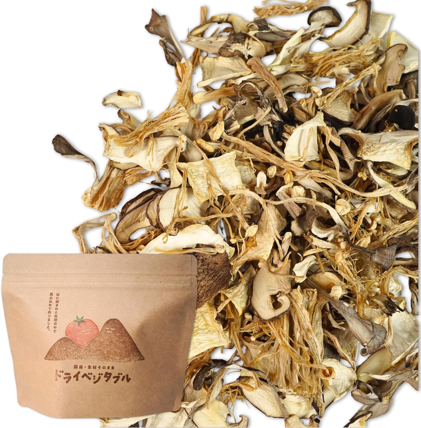 Amazon.co.jp: Drise 乾燥きのこ ミックス 国産 えのき ぶなしめじ 舞茸 エリンギ 椎茸 長野県産 32g/1袋 : 食品 ...