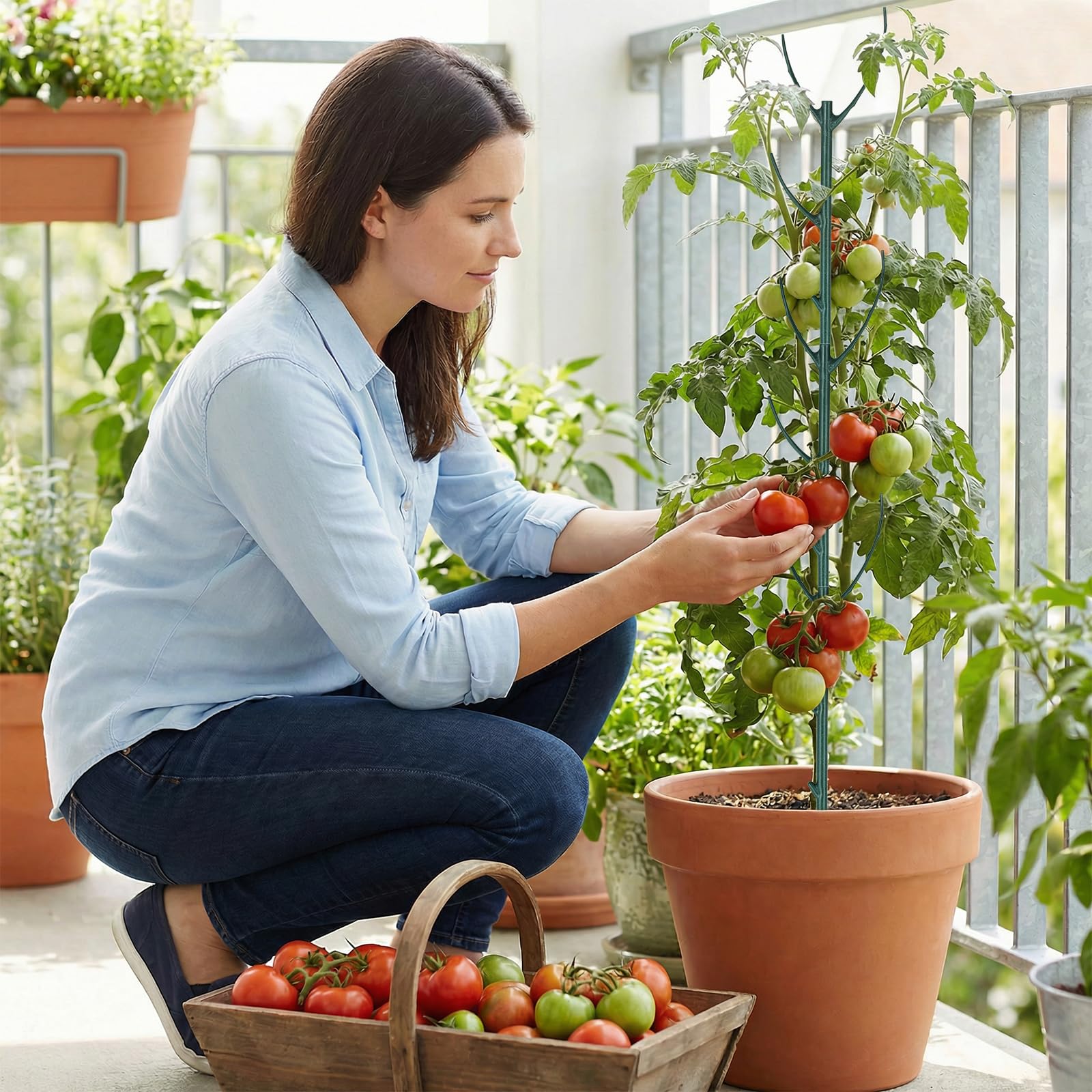 5 szt. słupek podtrzymujący rośliny, do układania w stos, monstera, rośliny ogrodowe, słupki do użytku wewnątrz i na zewnątrz, uchwyt na rośliny pnące
