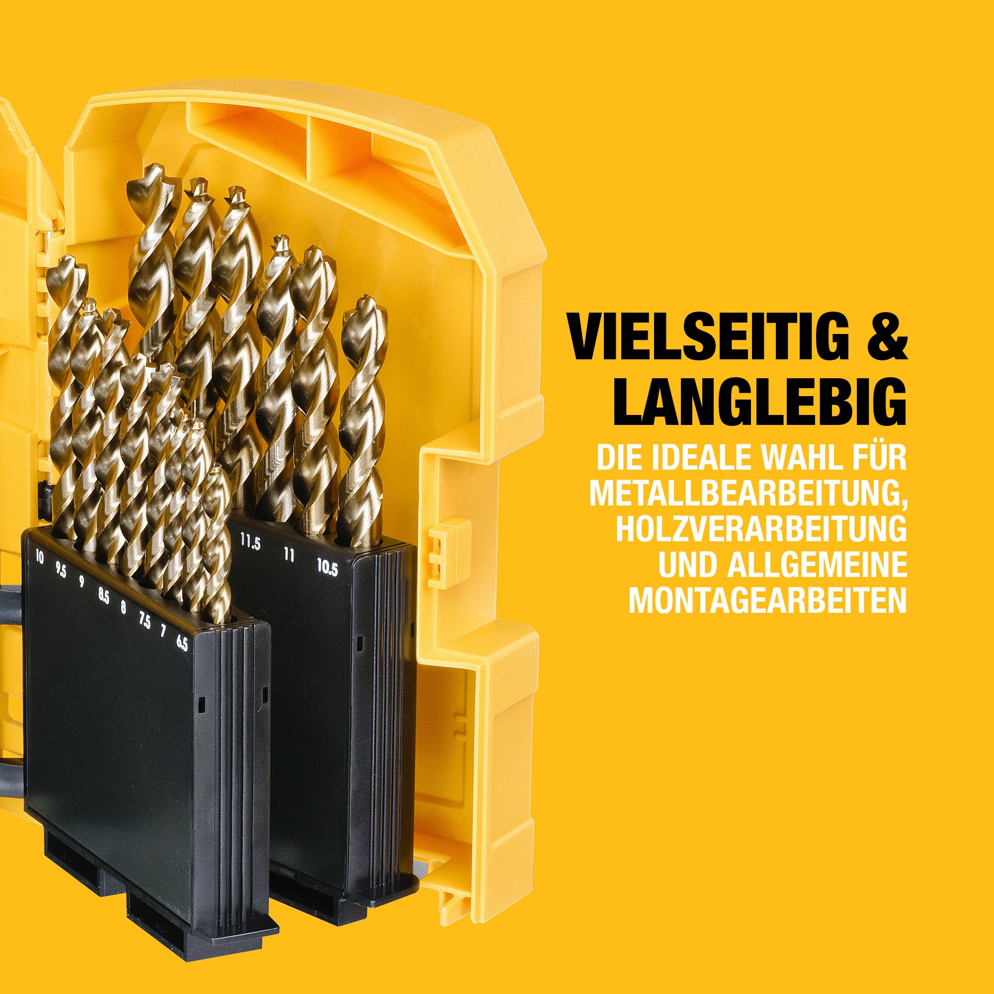 DEWALT 29-tlg. EXTREME 2 HSS-G Metallbohrer-Set DT7926-XJ