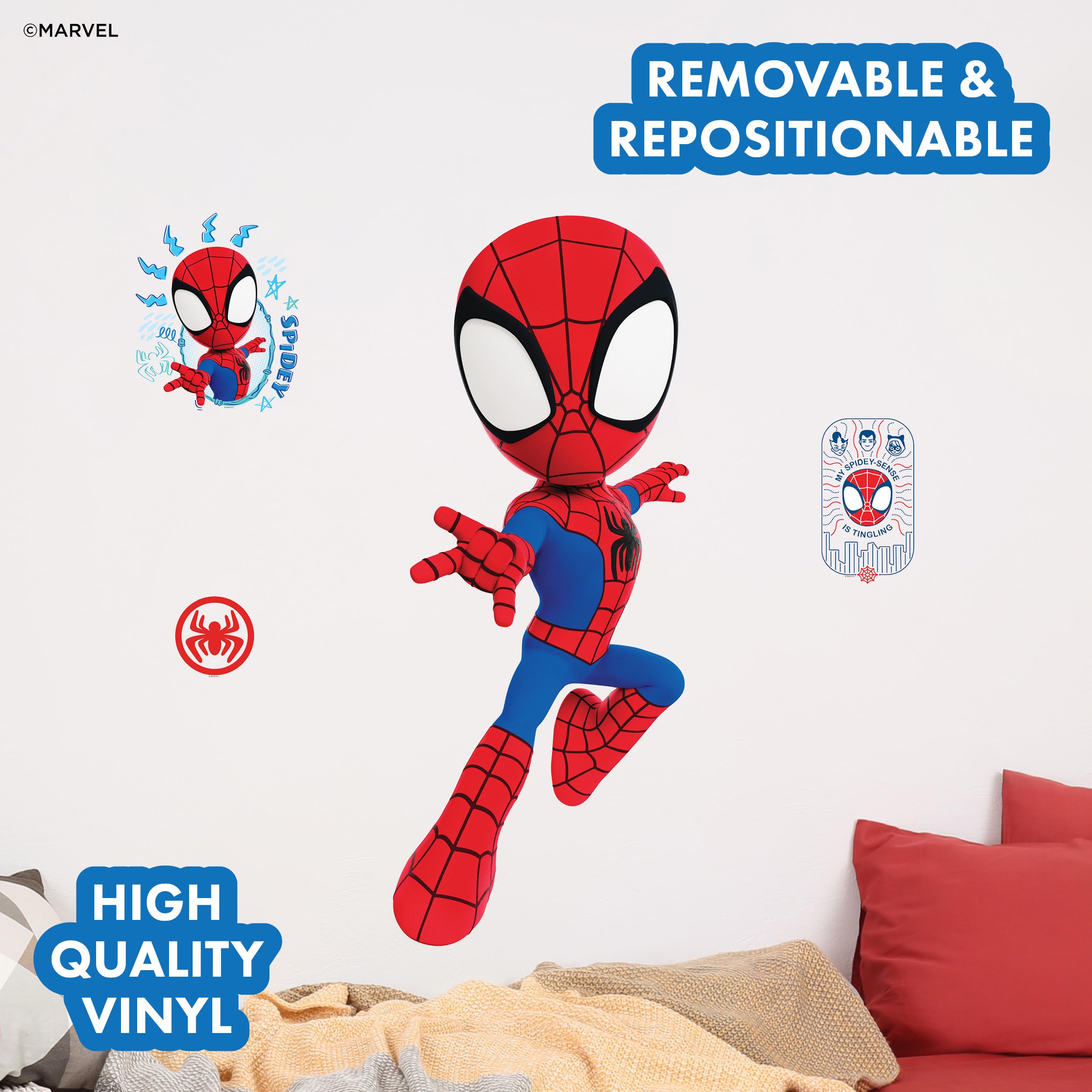 Amazon.com: Marvel Spidey and His Amazing Friends Spider-Man Wall