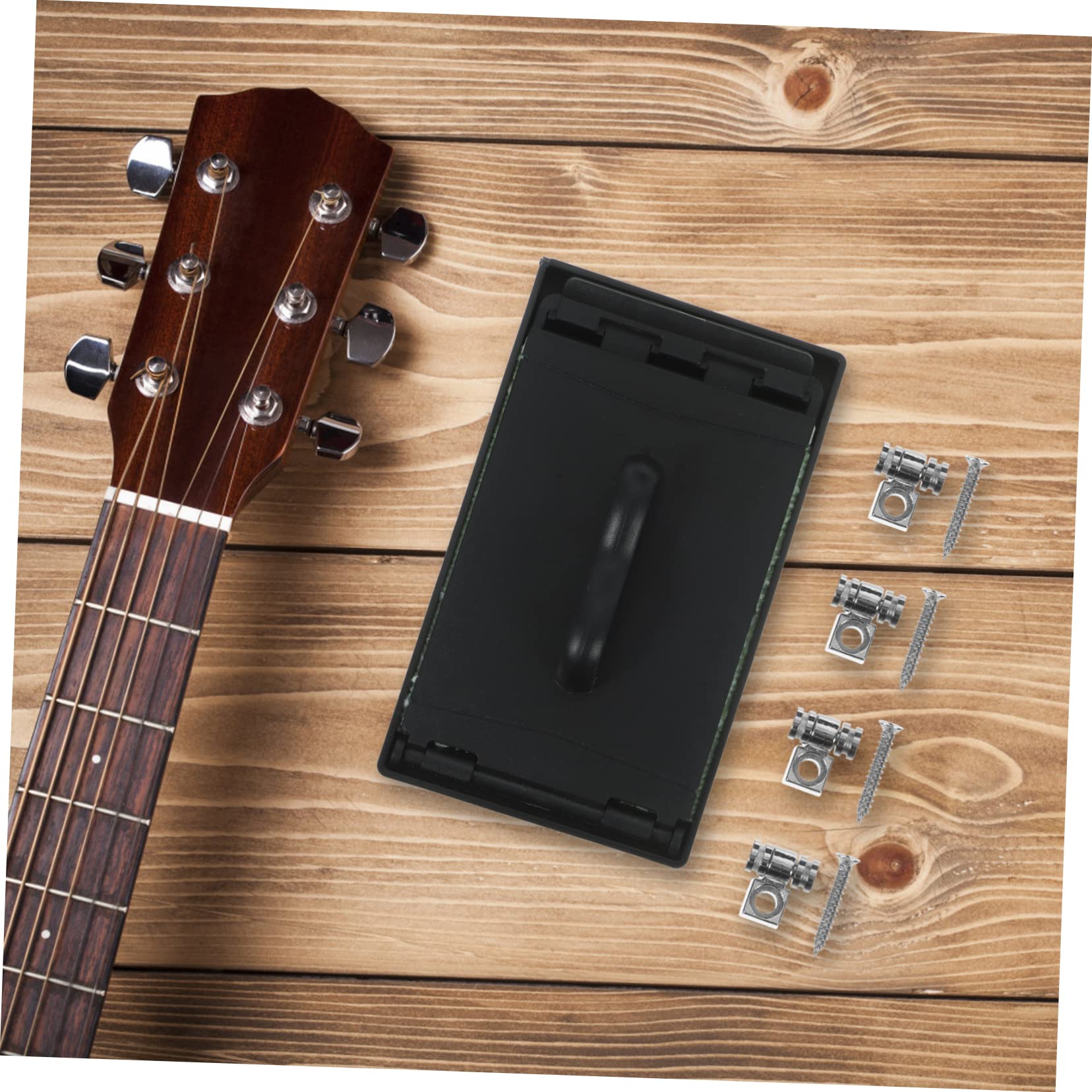 VANZACK 1 Set Guitar Cleaning Kit Essential Fretboard and String Cleaner for Guitar Maintenance Includes String Holders and Screws Protects From and for Longevity