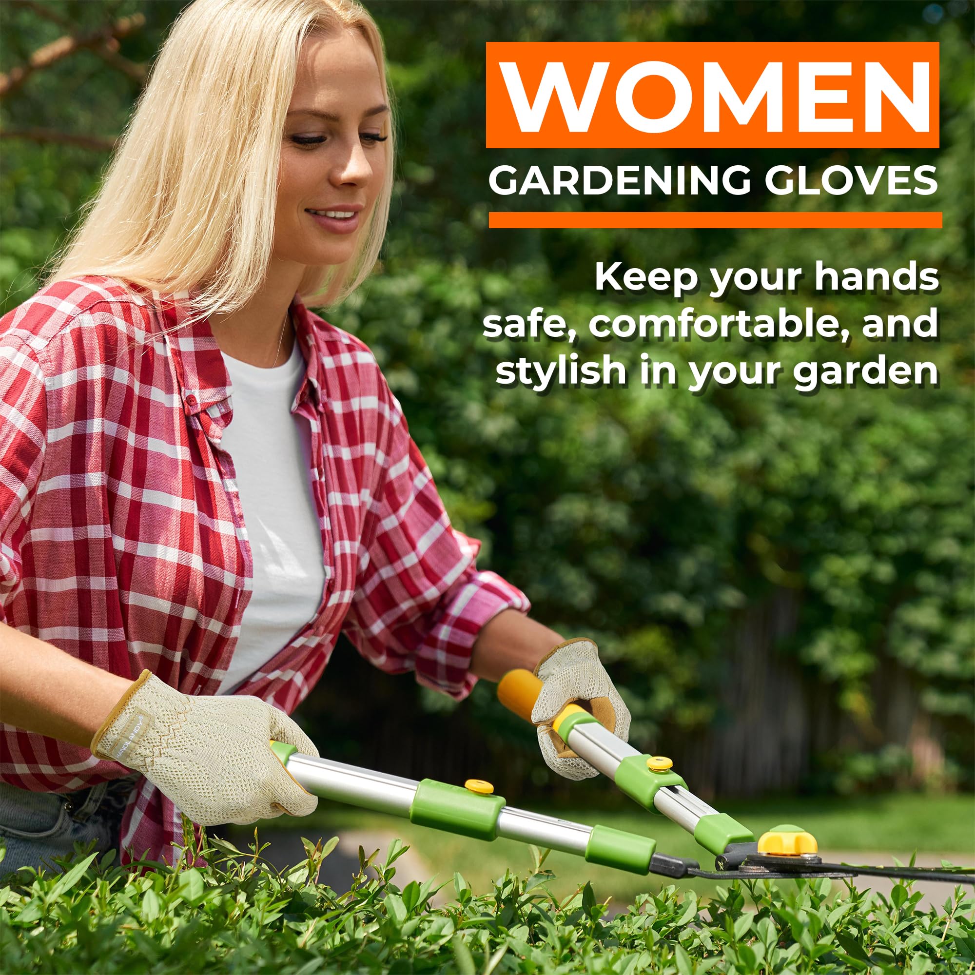 Guantes De Cuero Guant De Cuero Para Jardinería, Podadora De Rosas, A Prueba De Pinas, Guante De Trabajo De Manga Larga, Guant De Poda De Jardín, Envío Directo - AliExprs Guantes Jardineria