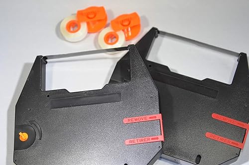 Miniatura 3 de Cinta de máquina de escribir compatible y carrete de cinta de corrección para usar en máquina de escribir Nakajima WPT-160. El paquete incluye 2