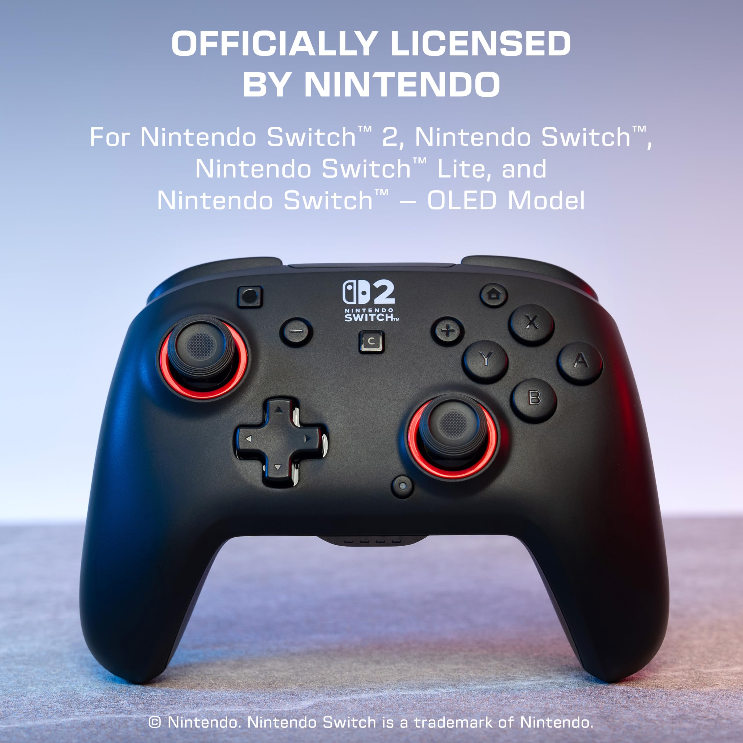 Turtle Beach Rematch Schwarz Kabelloser RGB-Gaming-Controller für Nintendo Switch 2
