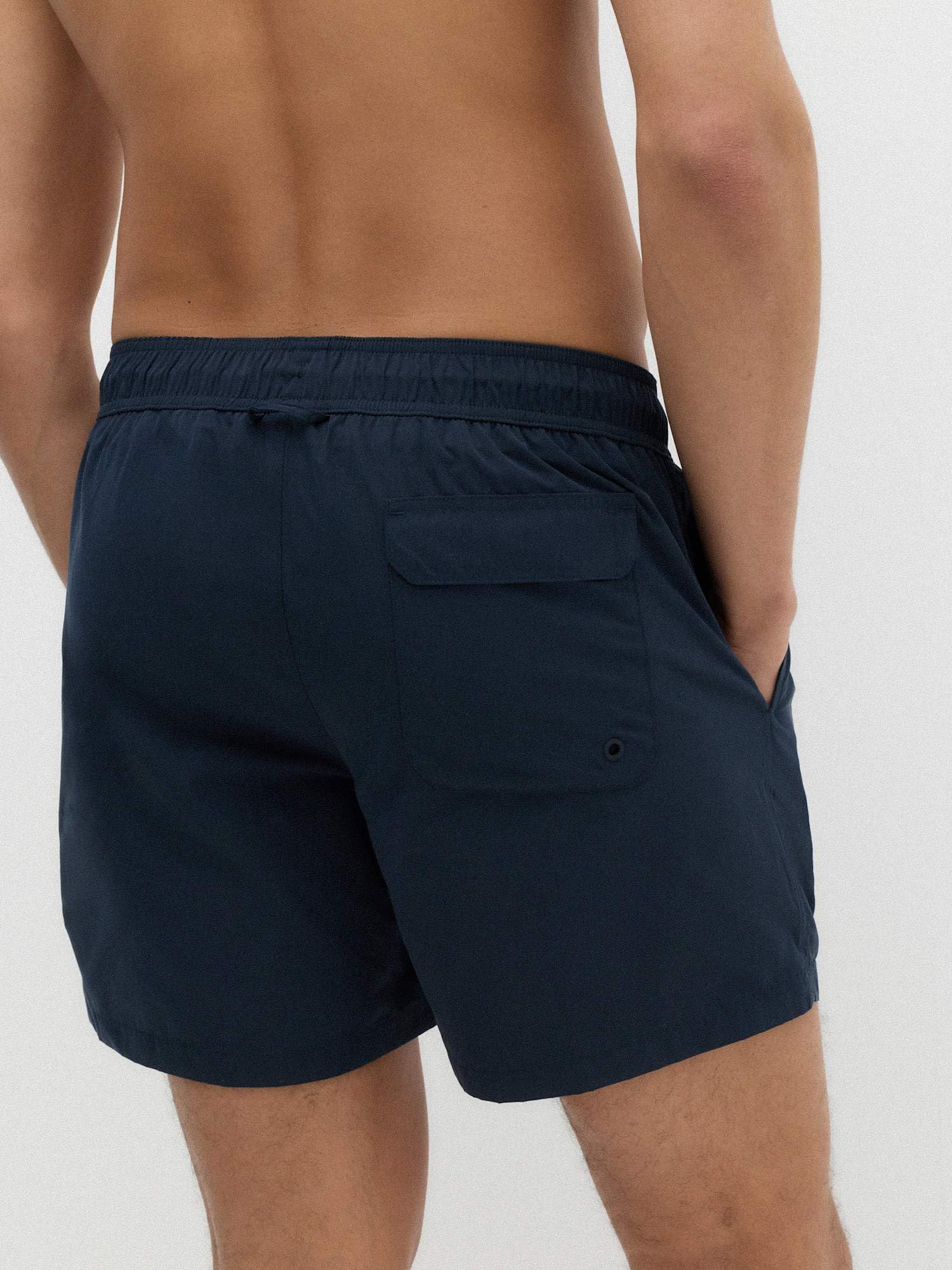 Marks & Spencer Uomo Shorts da Bagno Tinta Unita Asciugatura Rapida – vestibilità Regolare – Vita con Coulisse – con Tasche