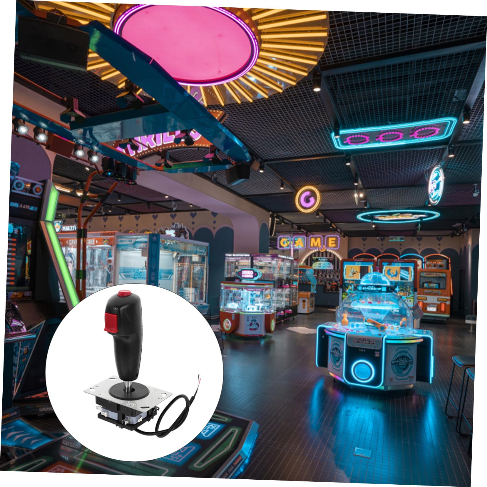 Yardwe Joystick Riutilizzabile per Simulazione Aerea, Controllo Preciso e Installazione Facile, Accessorio per Console e Giochi per PC