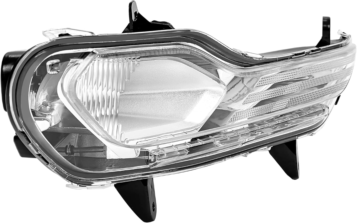 HECASA Fog Light Right Compatible with 2013-2016 Ford Escape/Kuga Replacement for FO2521189 CJ5Z13200C CJ5Z13200CCP Fog Lamp Clear Lens Passenger Side