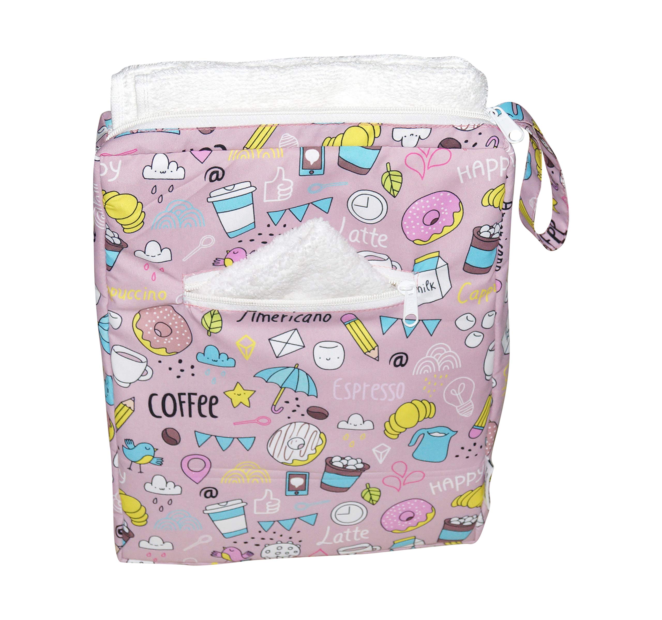 Oscar Home Waterproof Diaper Pouch with Zipper Baby Diaper Nappy Changing Diaper Bag