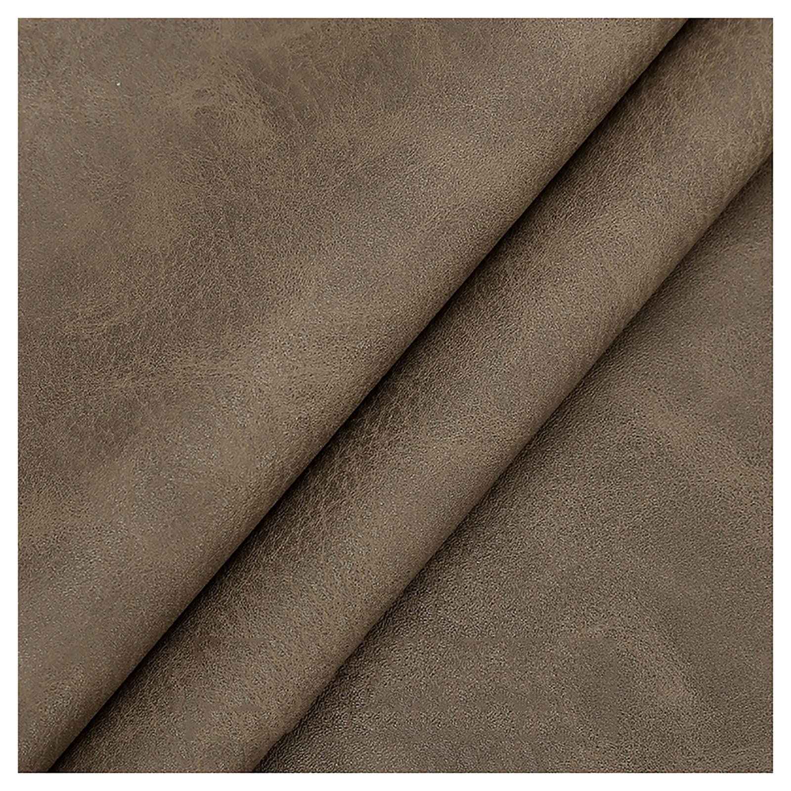 Tissu faux cuir gris 1.38x6m au mètre fin et stretch pour canapés