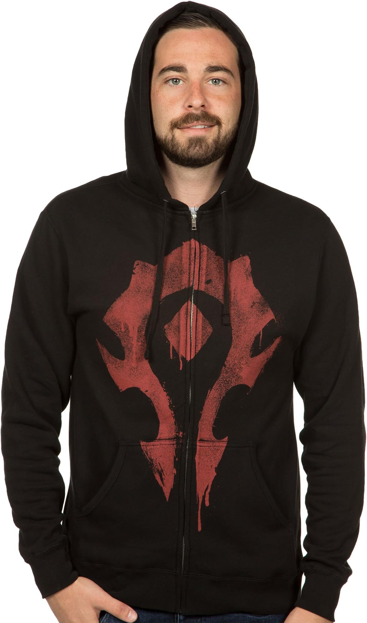 JINX World of Warcraft Horde Spray Zip-up Hoodie