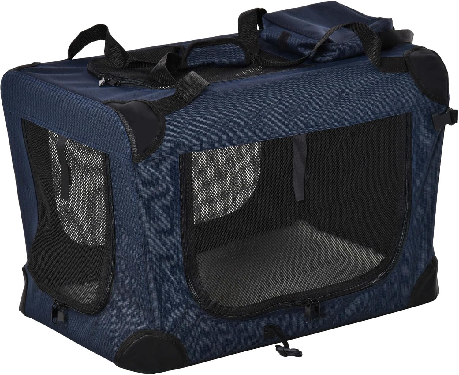 PawHut IE Located 60cm Pet Carrier Bag, Folding Cat Bag, Soft Dog Crate