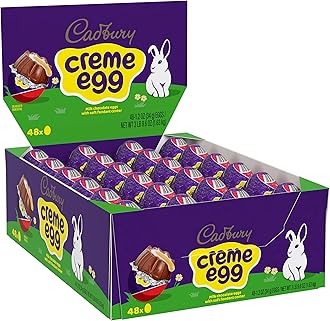 CREME EGG Milk Chocolate Candy, Easter, 1.2 oz Eggs (48 Count)