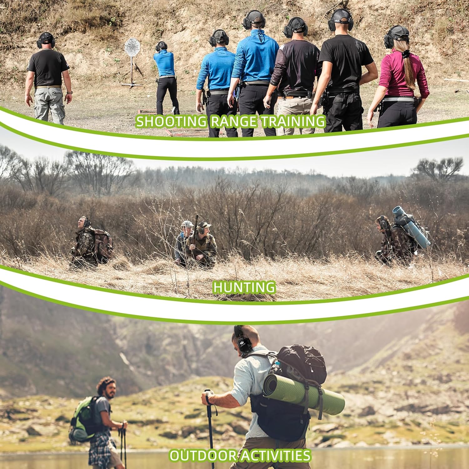 W01 Walkie Talkies Compatible with Walker's Razor Slim Electronic Ear Muffs…