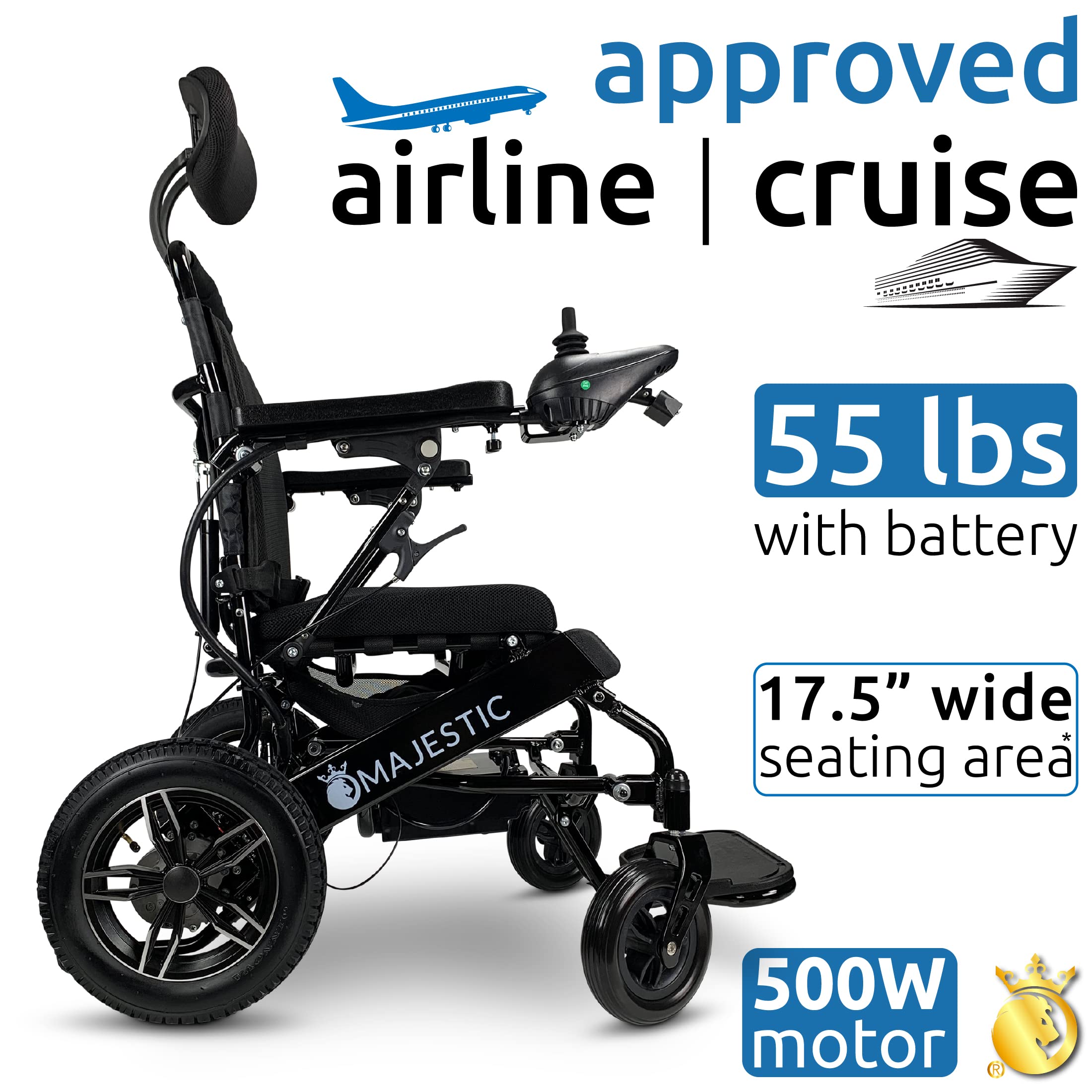 2021 Limited Edition Remote Control Foldable Electric Wheelchair
