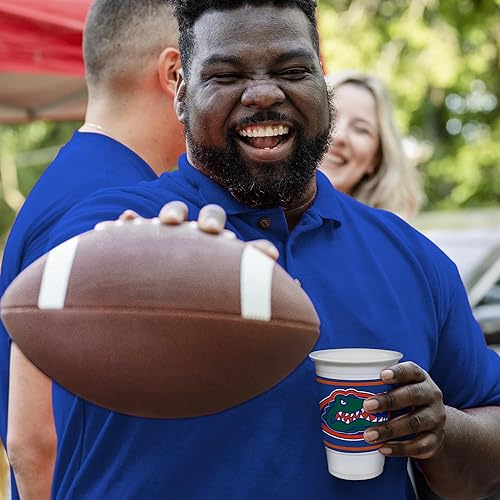 Miniatura 9 de Westrick Clemson Tigers Party Supplies - Juego de 48 piezas con licencia oficial: vasos de plástico para bebidas de 16 onzas, platos de papel de 9