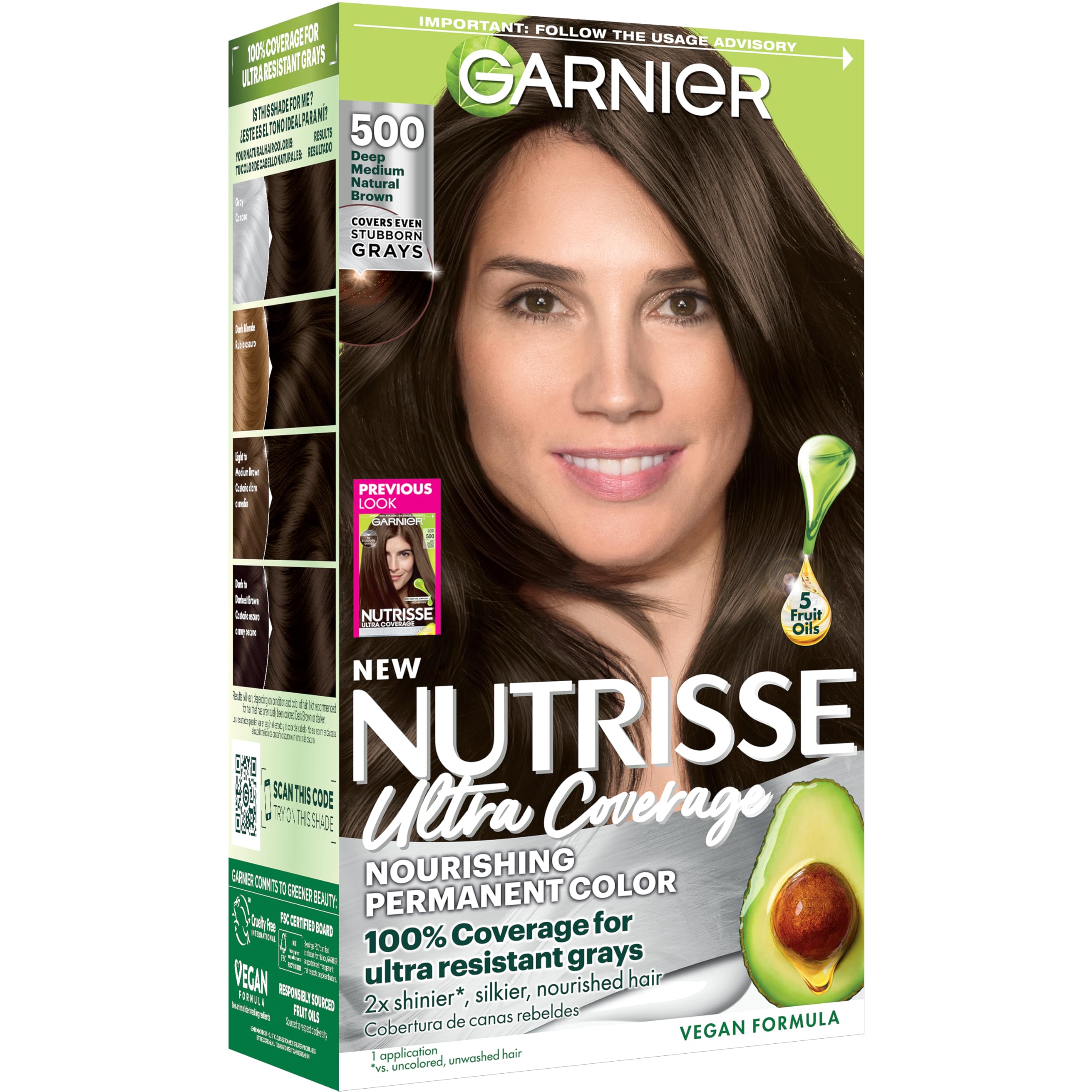 Amazon.com : Garnier Nutrisse Ultra Coverage Hair Color, Permanent
