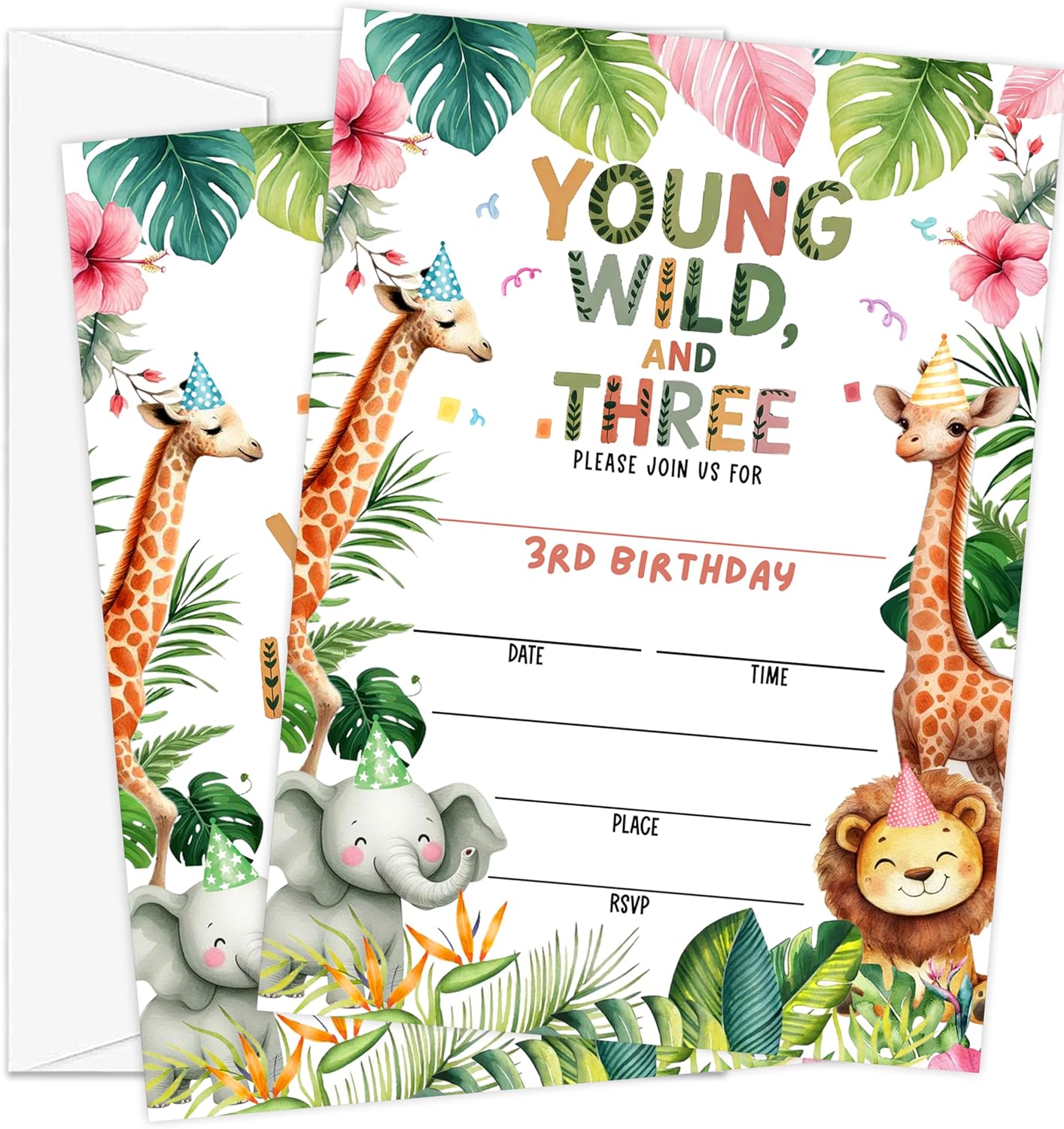 Sweet One 1St Birthday Party Invitations for Girls, 5"×7" Donut Birthday Invitation for Party Favors Decorations -25 Cards with Envelops (A14)