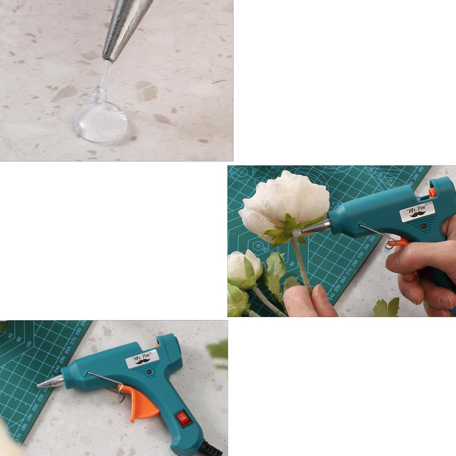 Mr. Pen- Mini Hot Glue Gun and Sticks Set | Heavy Duty Glue Gun with 10 pcs Sticks