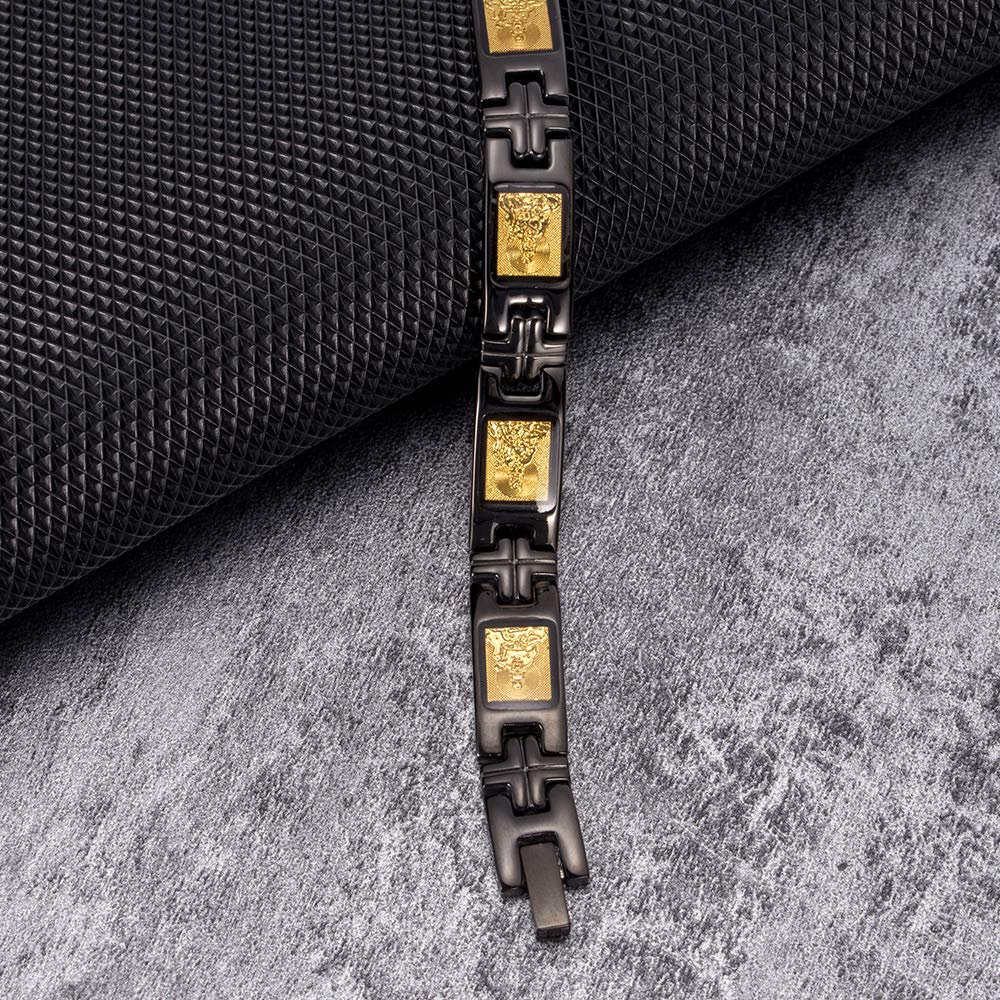 YSJNGF Charm-Armband, Handgelenkband, Goldfolie, Guanyin, Bodhisattva, Buddha-Armband, Germanium-Armbänder für Damen und Herren, Glücks-Magnetarmband, Herren-Geschenk (Farbe: Farbe)