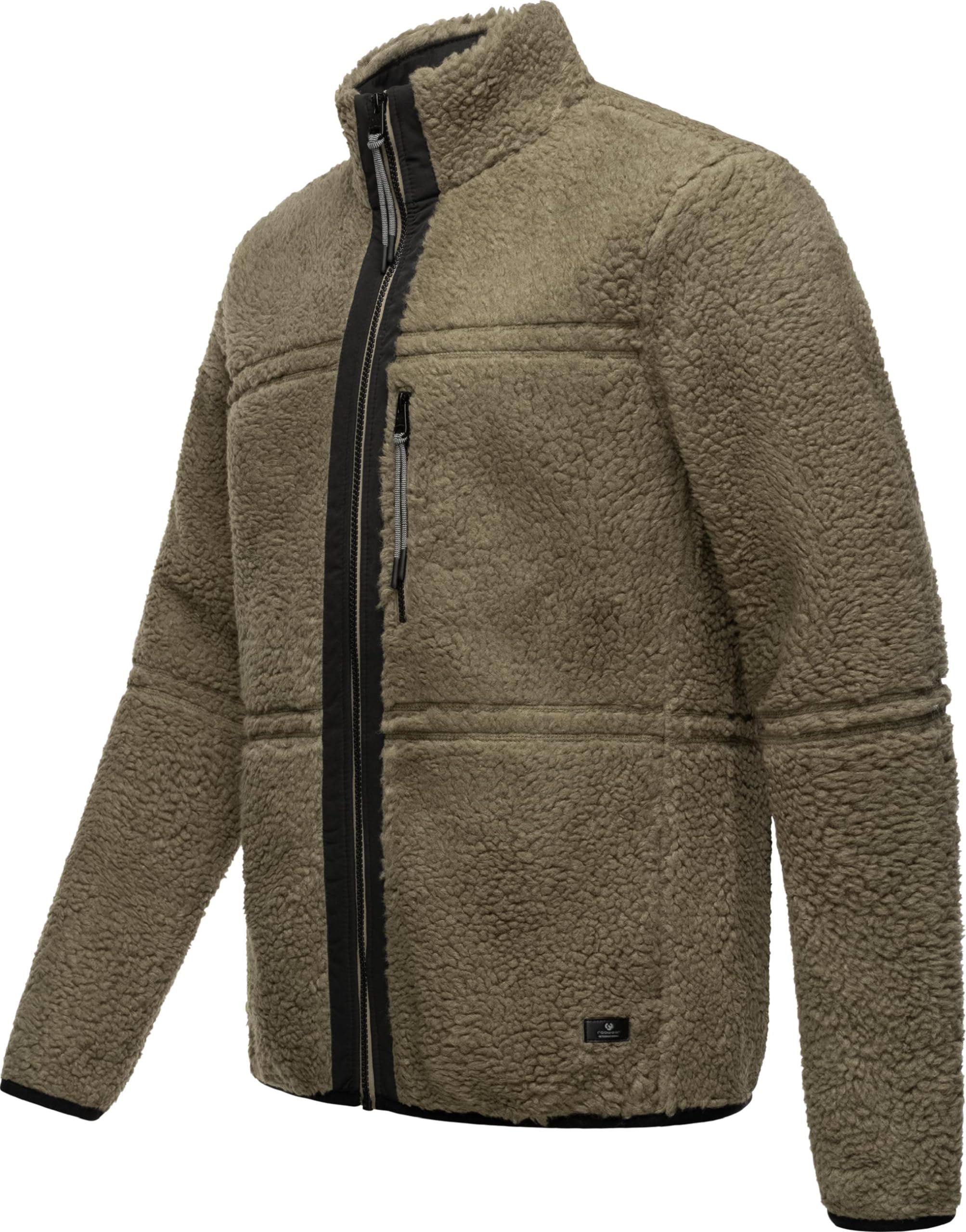 Ragwear Męska kurtka polarowa krótka kurtka polarowa ciepła z wysokim kołnierzem Noory S-4XL