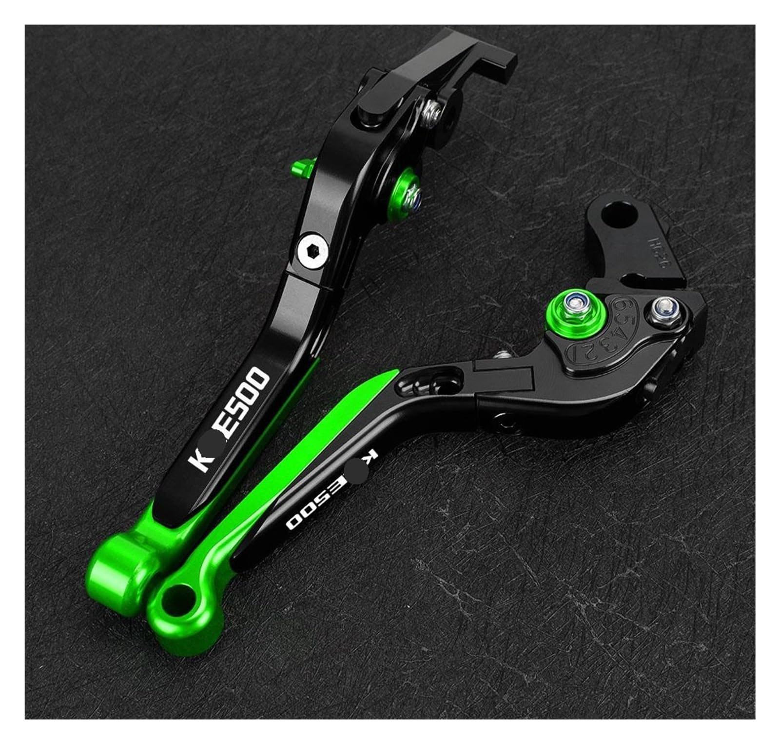 YWQJIOPM Motorcycle Brake Clutch Lever Motorcycle for KLE 500 KLE500 1991-2007 Extendable Brake Clutch Levers Handlebar Handle Grips Ends Slider Accessories