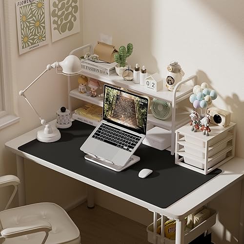 Miniatura 491 de Aothia Tapete protector de escritorio, alfombrilla para mouse, antideslizante, impermeable, de piel sintética, secante de escritorio, para Verde