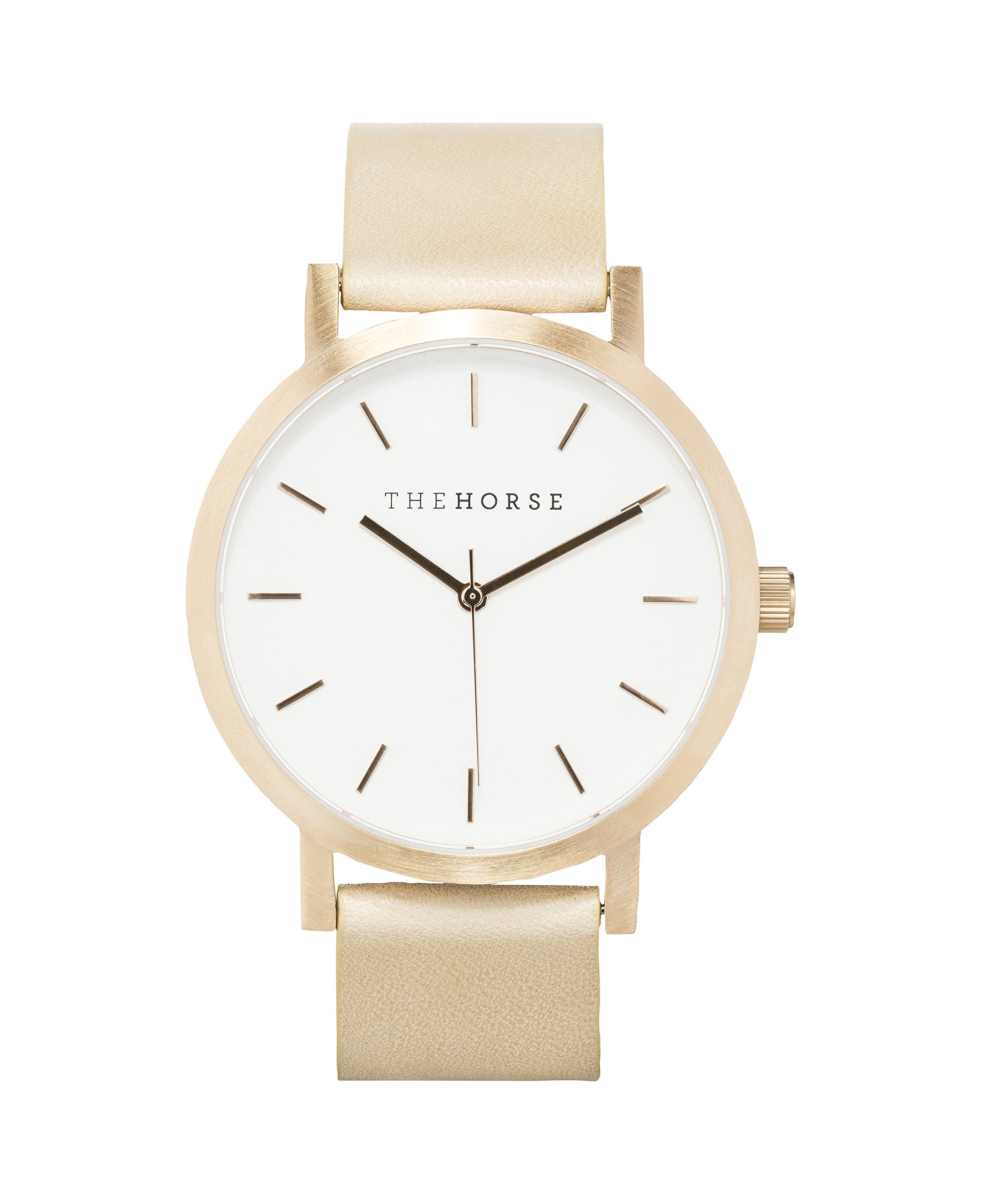The Horse Original Brushed Rose Gold Watch | Vegetable Tan