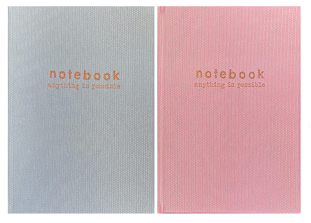 Tallon Sienna Stationery A5 Hardcover' Anything is Possible' Notebook, Assorted X1