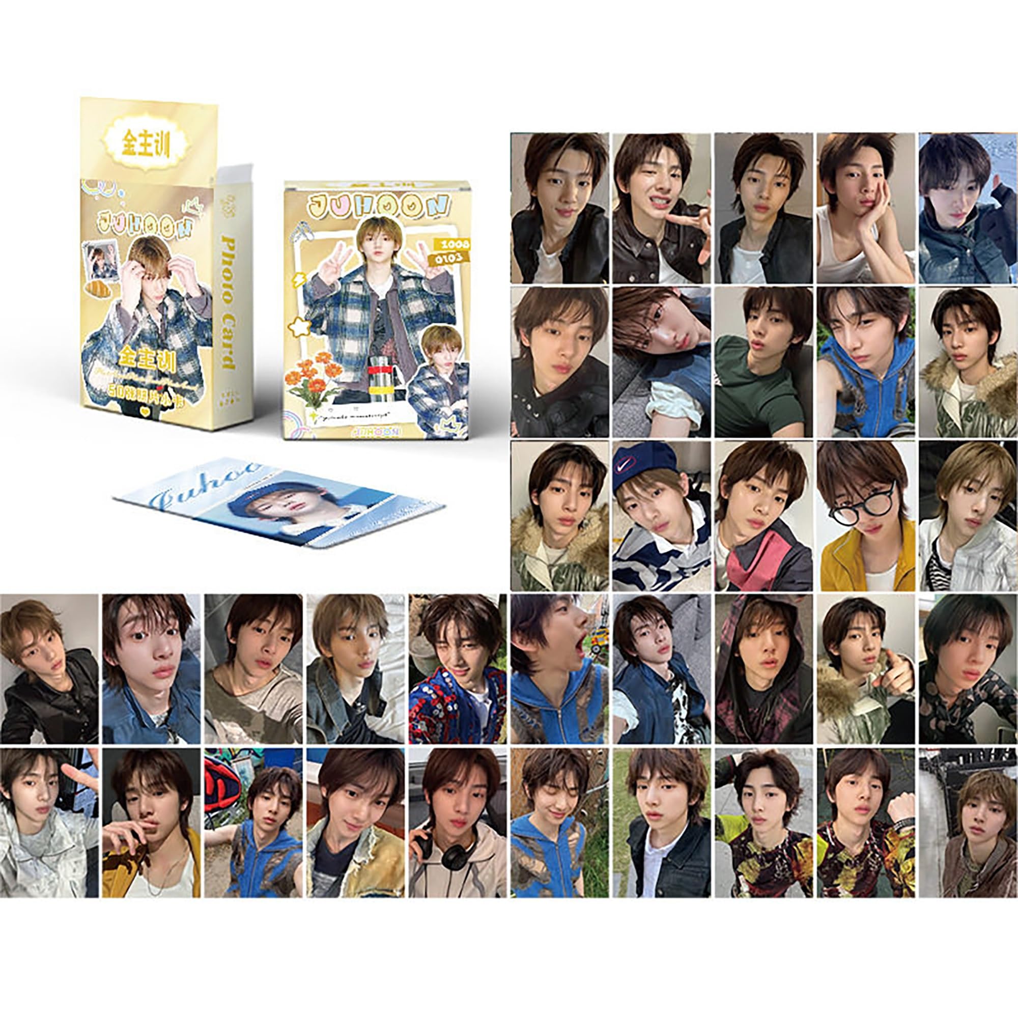 MXP 50pcs CORTIS Postcards JUHOON Jin Zhuxun Photocards Holographic cards LOMO cards for Collecting, Trading