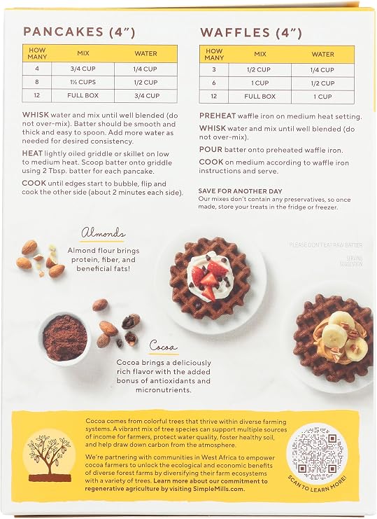Simple Mills Cocoa Pancake 1pk