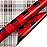 WRAPAHOLIC 30 Inch Reversible Plaid Christmas Wrapping Paper - 30 Inch x 33 Feet - Black and Red Plaid Wrapping Paper for Christmas, Birthday, Wedding, Baby Shower, Holiday