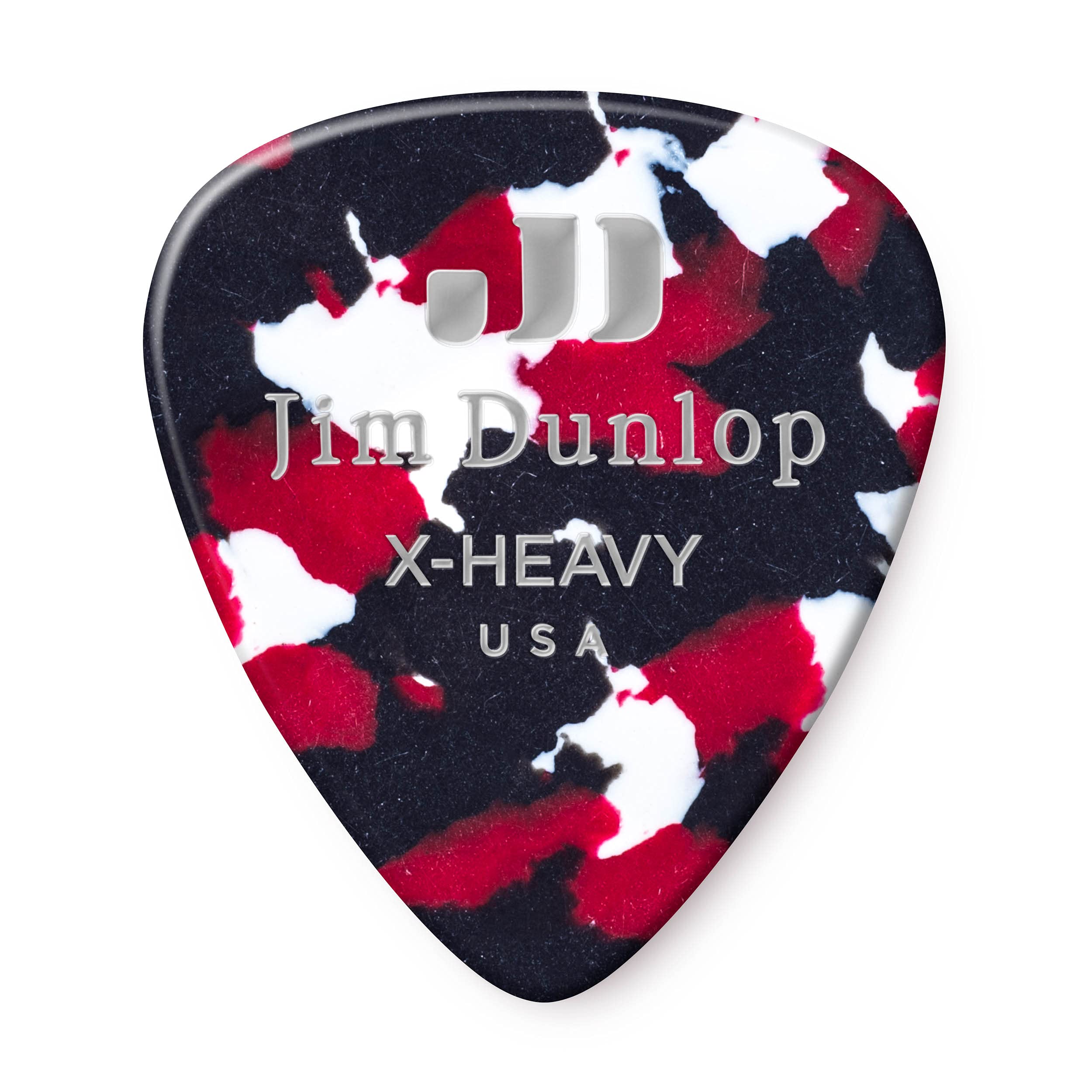 Dunlop 483R06XH Genuine Celluloid, Confetti, Extra Heavy, 72/Bag