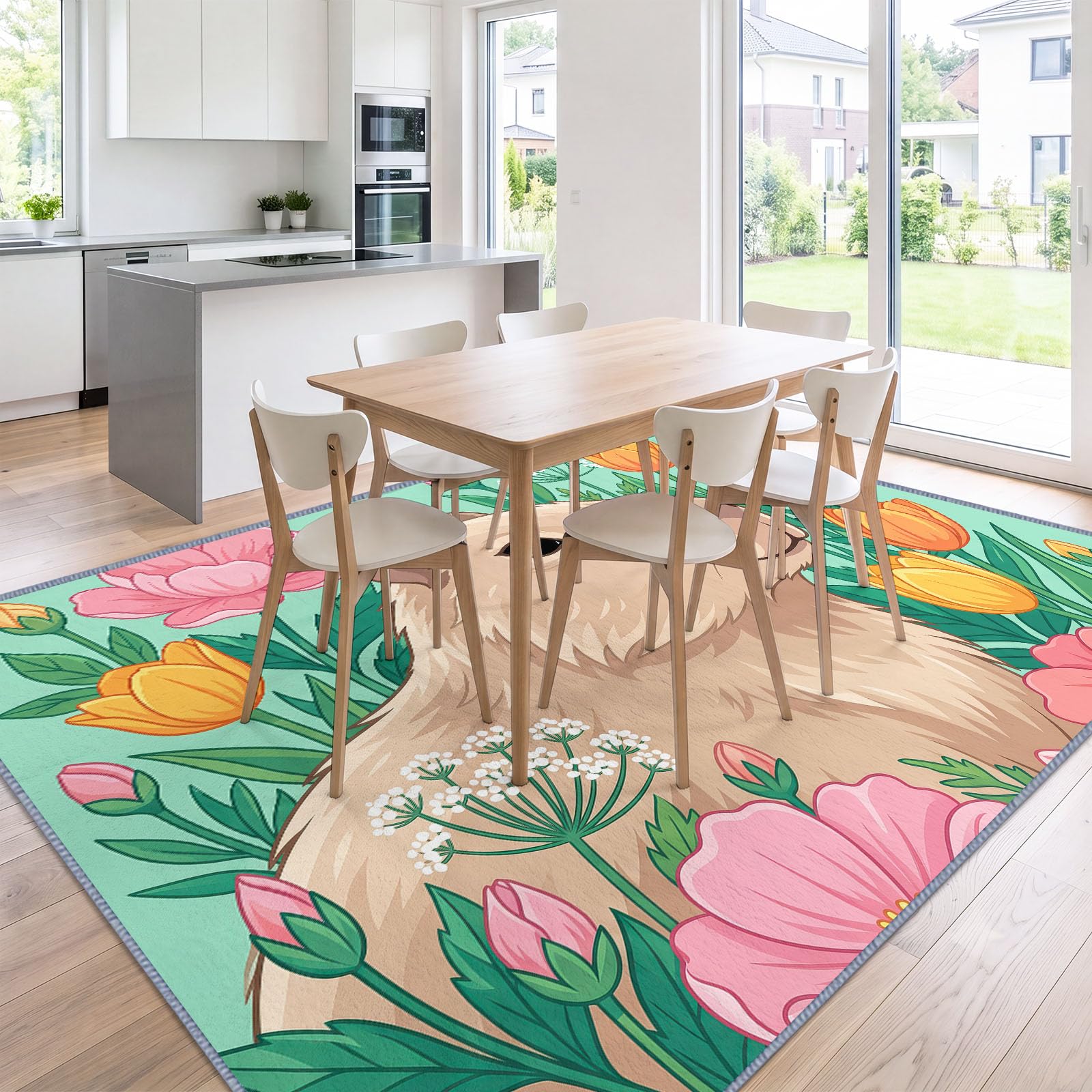 Tapis Frais Animaux Animaux de Compagnie Mignons Lavable en Machine