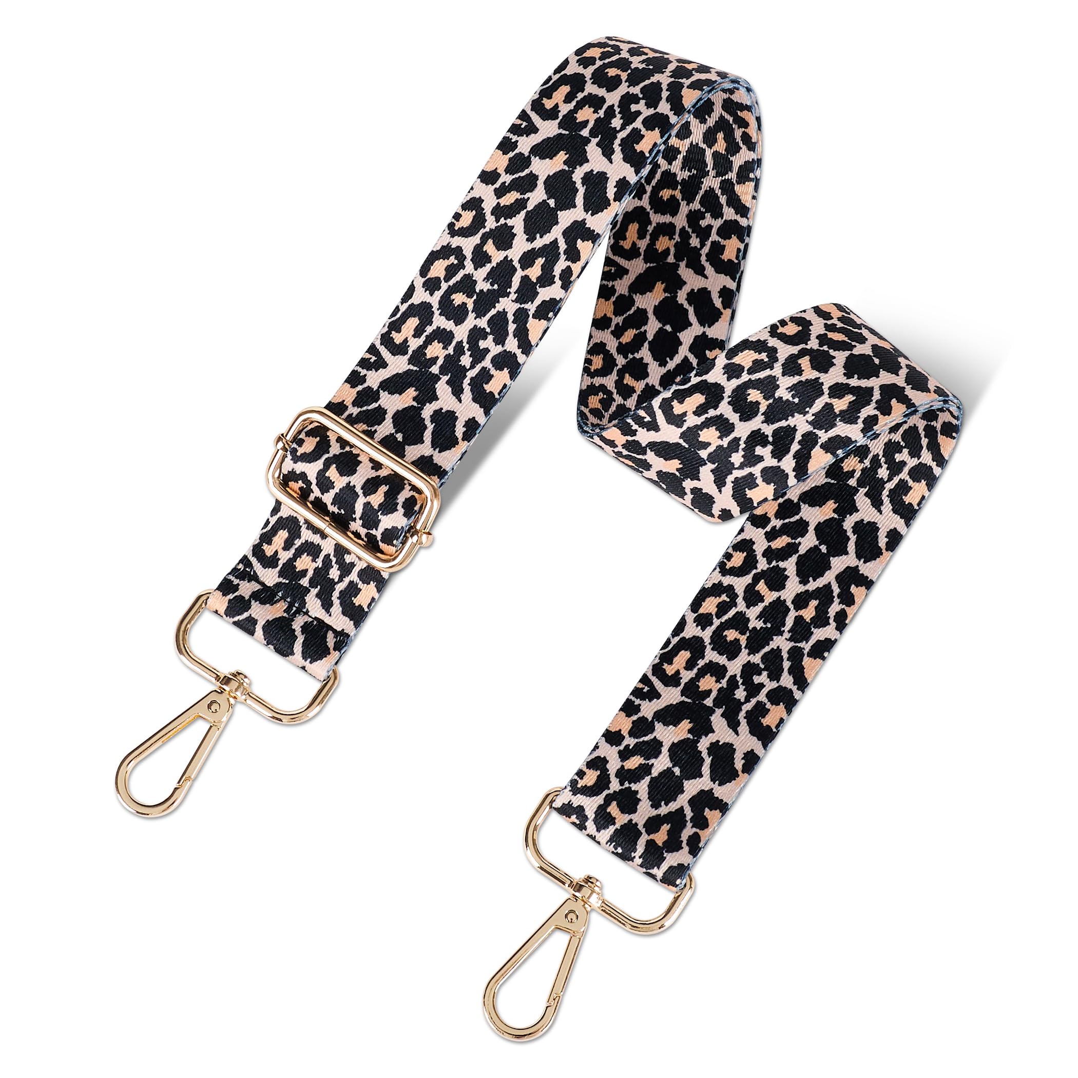 chushui Leopard Print Purse Strap for Women,Adjustable Crossbody Bag Strap