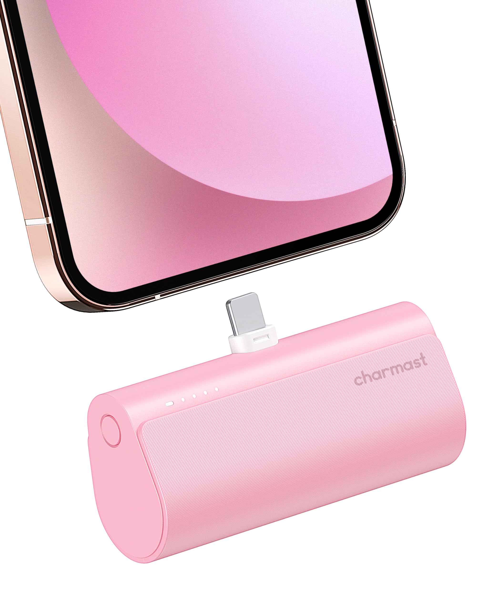 Charmast 5000mAh Mini Power Bank,20W PD Quick Charge Battery Pack Portable Charger Pack Compatible with iPhone 14/13 Pro,Pro Max,12,12 Pro,12 Pro Max,11 Pro,XR,X,8,7,6 Plus,Airpods Pro etc.