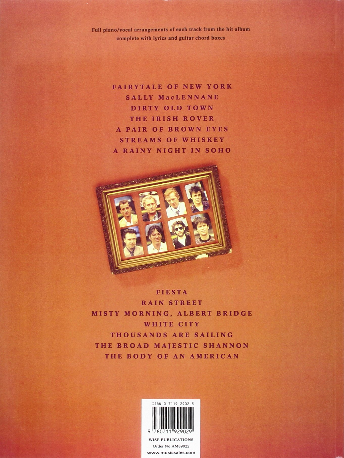 The best of the pogues piano, voix, guitare
