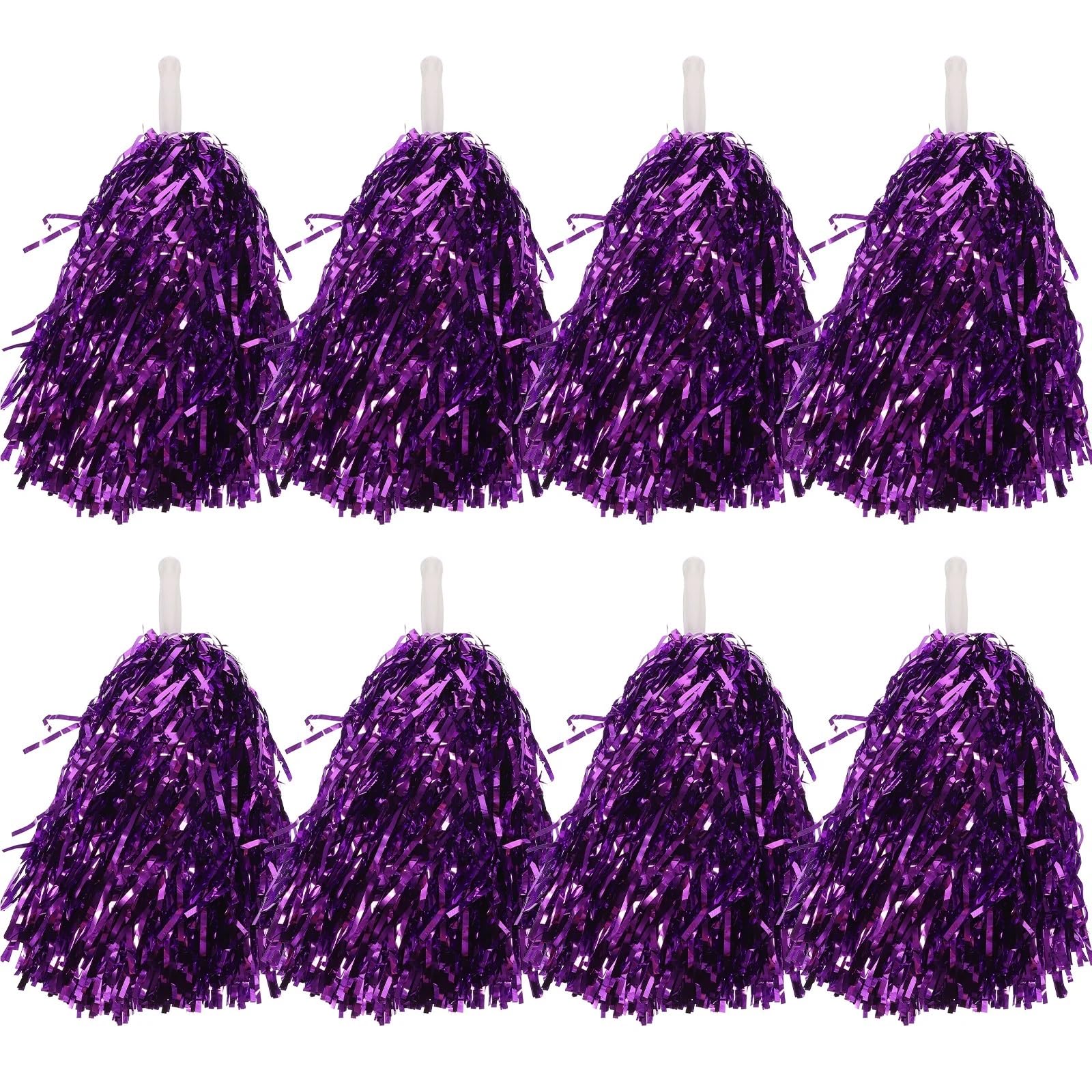 Pompom 16pcs Cheerleader Pom Poms Cheerleading Pompoms for Sports Dance Competition Accessories Cheering Props for Cheerleaders