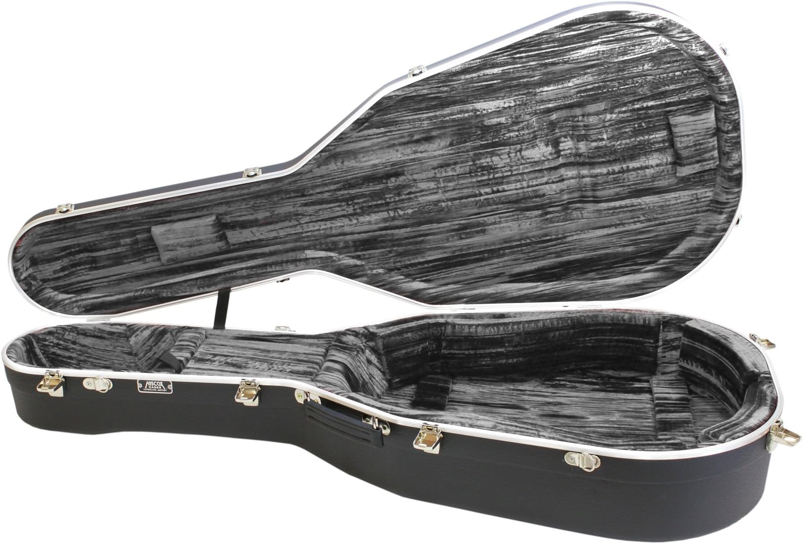 Hiscox Artist Classical Guitar Case - Small - LA-GCL-S Black/Red