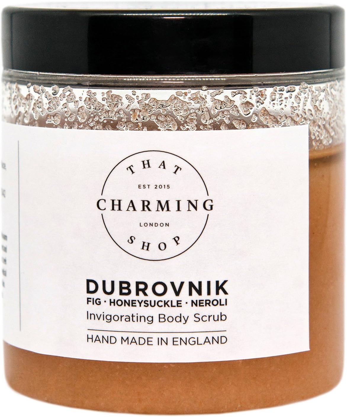 Dubrovnik Body Scrub - Fig - Honeysuckle - Neroli - Salt Scrub - Body Scrubs - Body Polish - Pampering Gift For Her - Pink Himalayan Salt - That Charming Shop