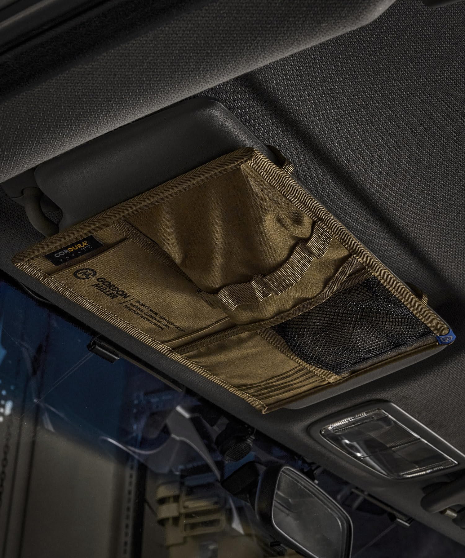 Amazon | GORDON MILLER サンバイザーポケット コーデュラ 車 簡単