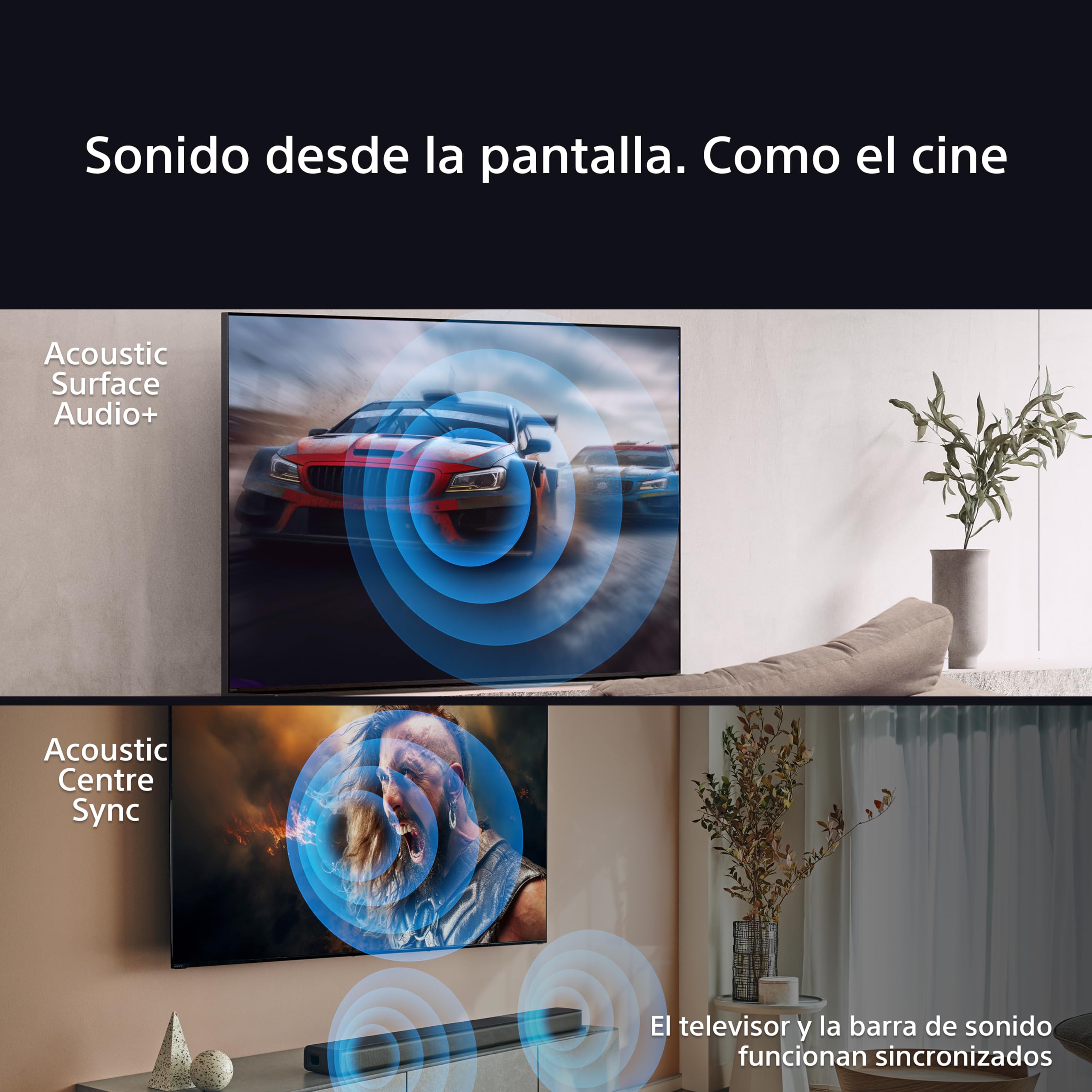 Sony BRAVIA 8 OLED 77" – Televisor 4K HDR con Dolby Vision Atmos, IMAX Enhanced y Procesador Cognitive XR, Google TV, 120Hz, Ideal para Cine y Gaming con PS5 – Negro