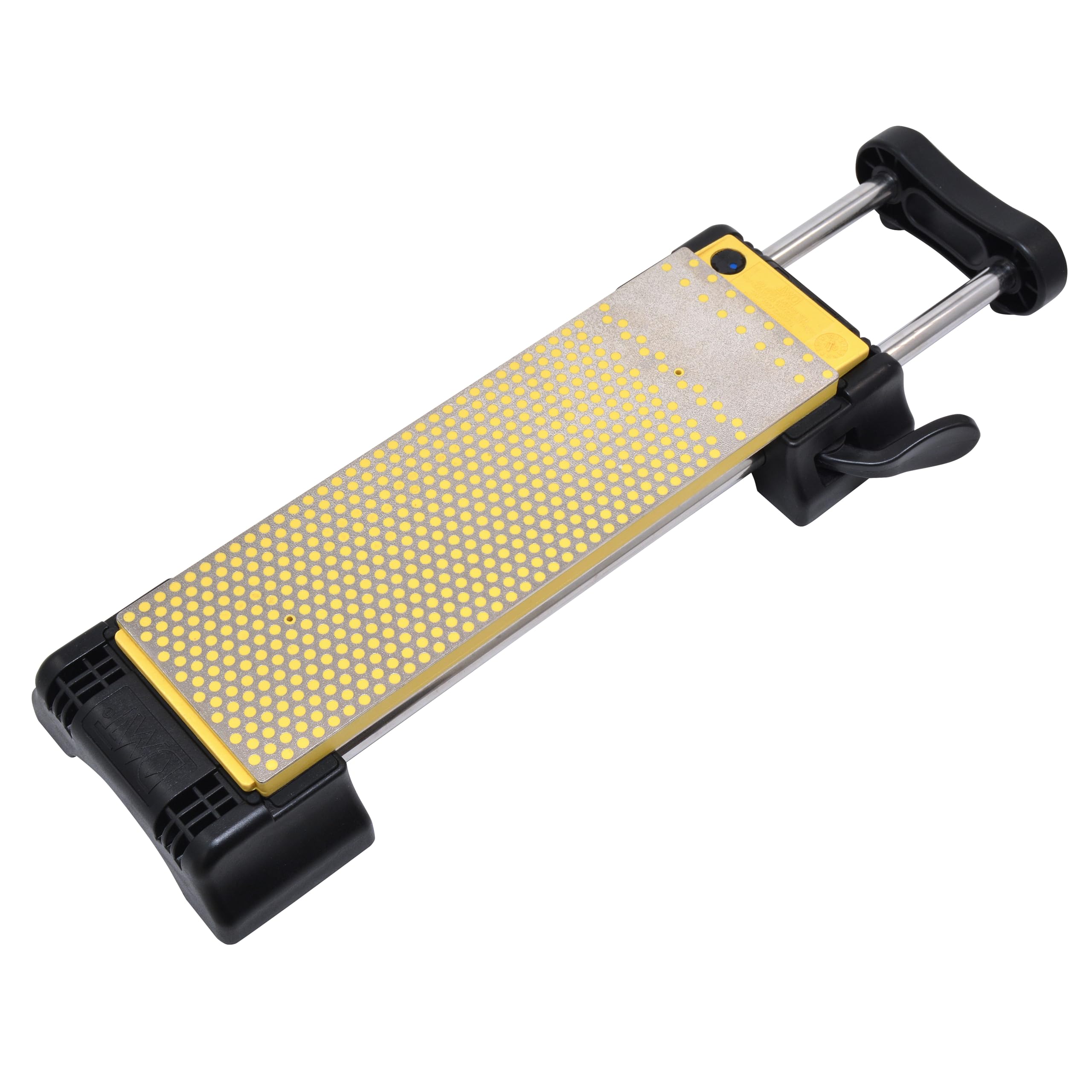 DMT 8 in DuoSharp Plus Bench Stone Sharpener with Continuous Zone and Universal Base - Coarse/Extra-Coarse