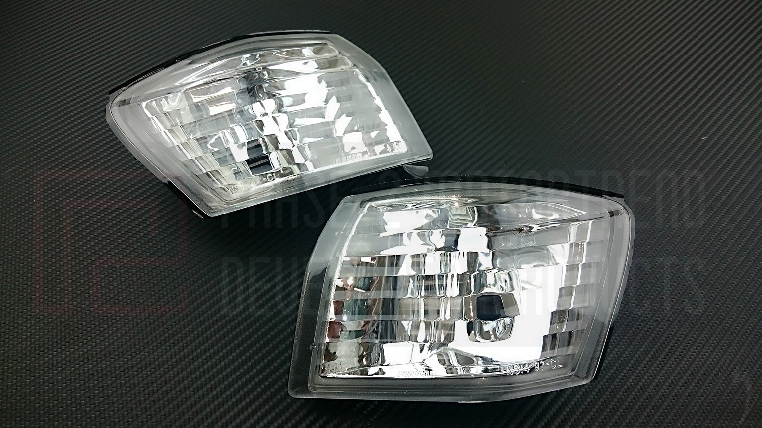 P2M Nissan S14 1997-98 240SX Clear Front Corner Lights P2-NS1497FCL01-JY