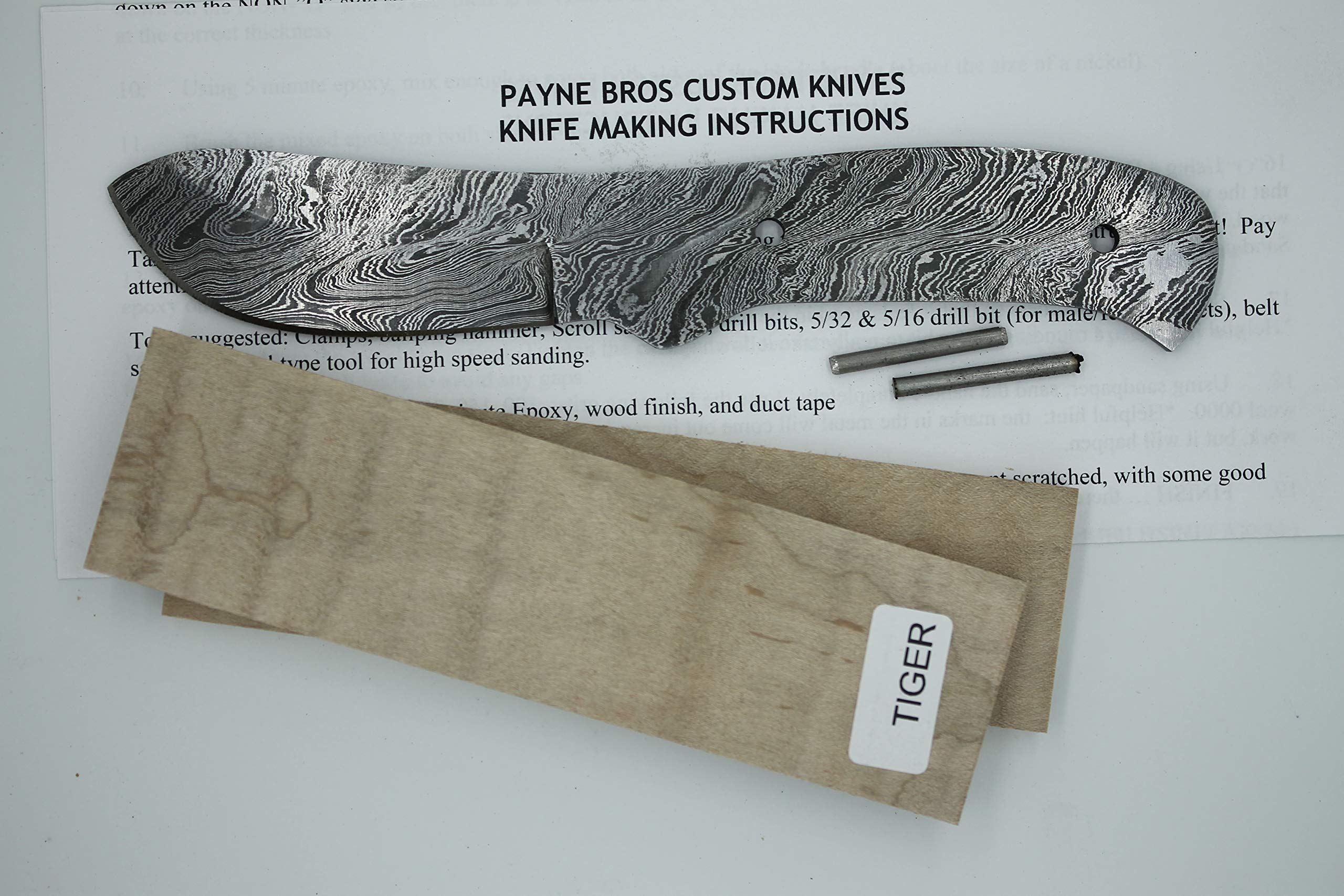 7 Skinner Blade Damascus Knife Kit Damascus Steel Knife Kit 7 skinner blade damascus knife kit damascus steel knife kit