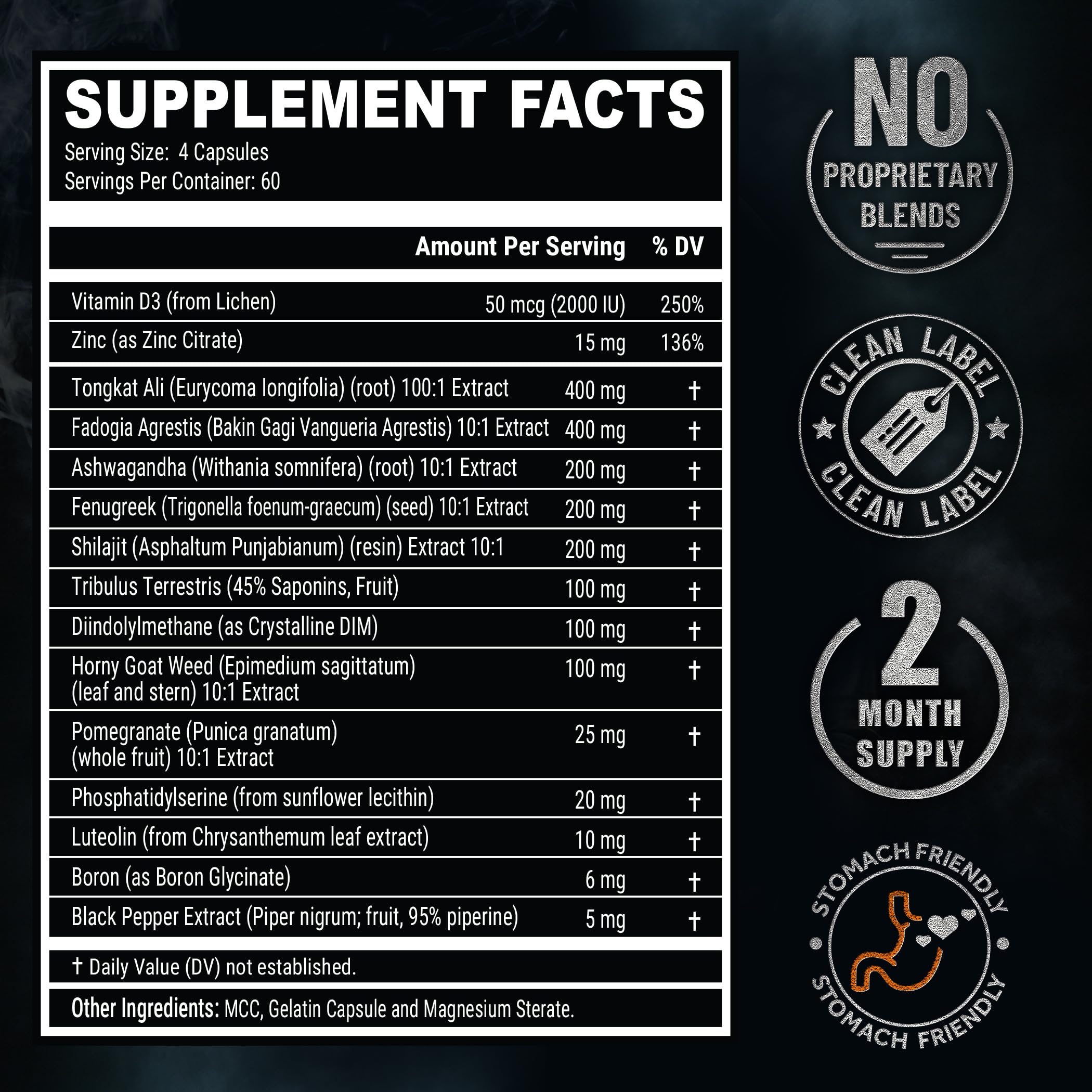 Advanced Testosterone Supplement for Men - 15-in-1 Natural Support Complex — Amazon image 3