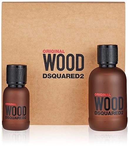 DSQUARED2 WOOD ORIGINAL por Dsquared2, spray EAU DE PARFUM de 3.4 onzas y spray de perfume de 1 onza