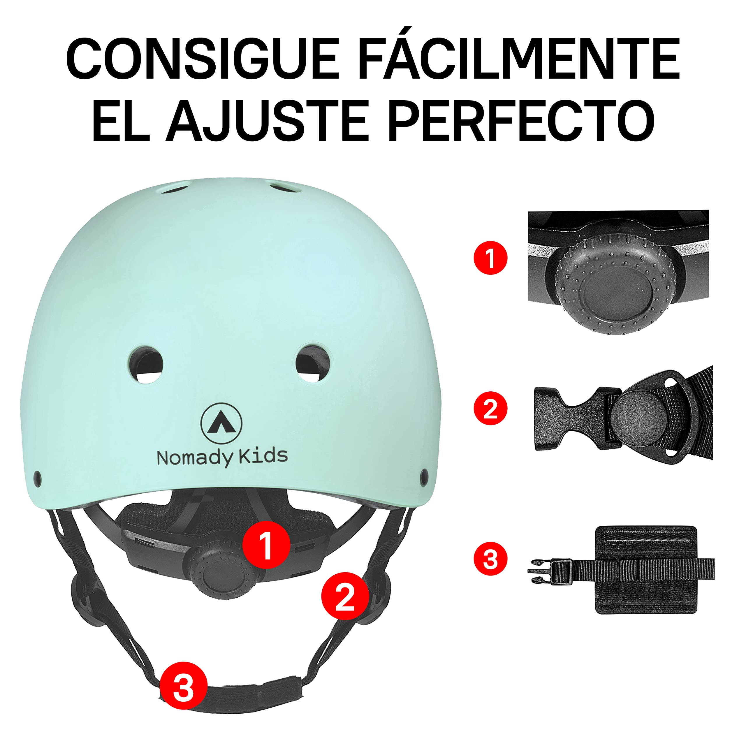 Casco Infantil con Protecciones para Niños 2-10 años