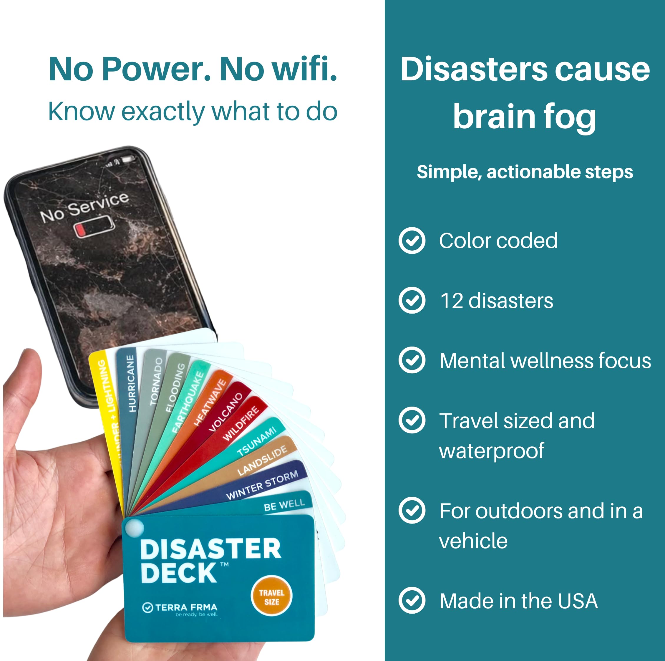 Amazon.com: Disaster Deck - Kit Ready Emergency Survival Cards