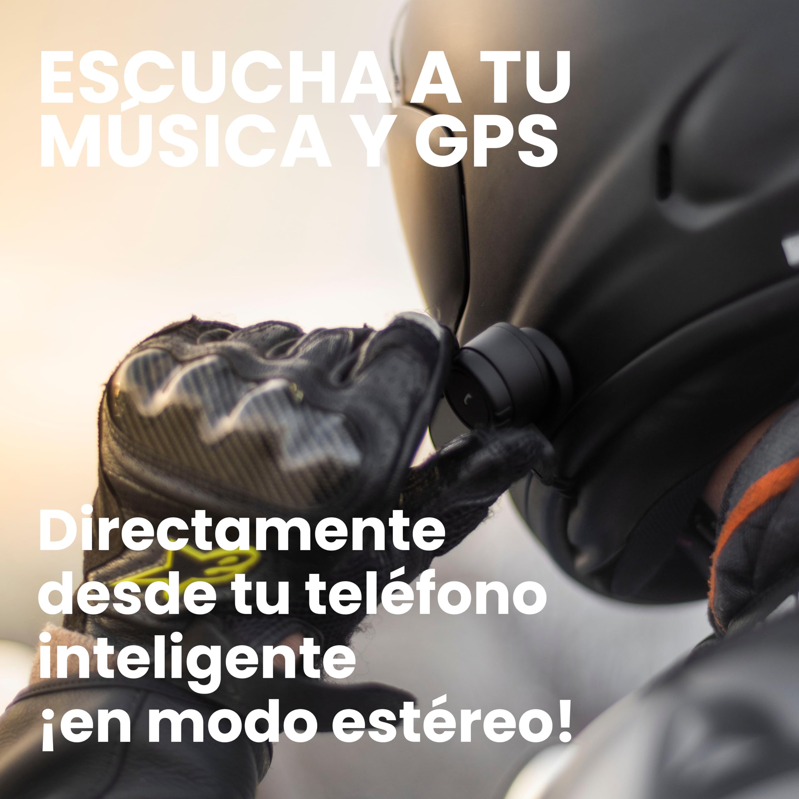 Midland - Intercomunicador Casco Moto Único Lokui K30, Auriculares Moto Inalámbricos Bluetooth Universales e Impermeables, Alcance 800m para 2 Personas, Batería 10H, Radio FM, Cancelación Ruido