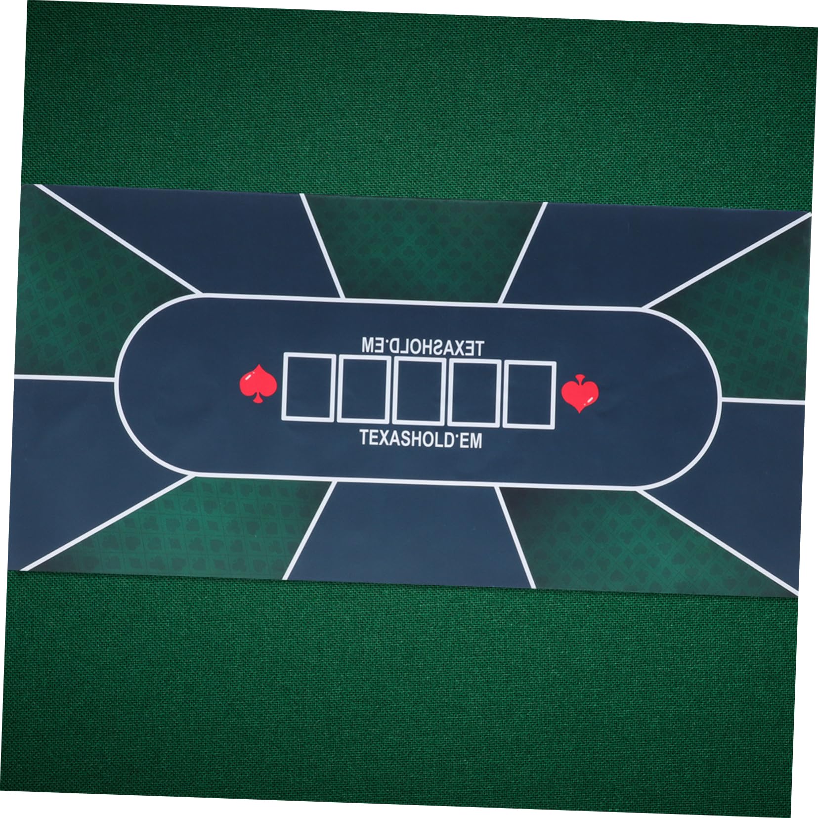 Tappeto da Gioco Carte Rettangolare in Gomma per Tavolo | Stampa Classica, Uso Tutto L’anno per Board Games, Facile da Riporre e Comodo da Trasportare